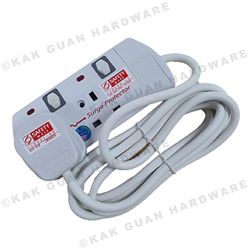 PSE 6122-3M 2WAY 3M EXTENSION SOCKET WITH SURGE PROTECTOR