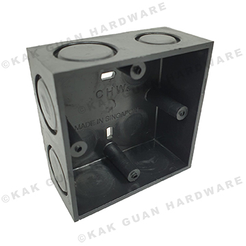 CHW SINGLE PVC BOX KO