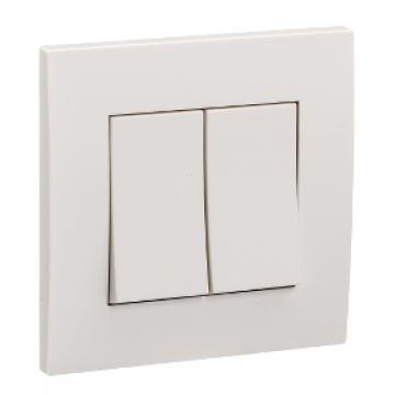 SCHNEIDER KB32/1 VIVACE 16AX 250V 2GANG 1WAY SWITCH