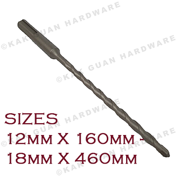 FANGDAWANG SDS PLUS DRILL BIT (SIZE 12MM X 160MM - 18MM X 460MM)