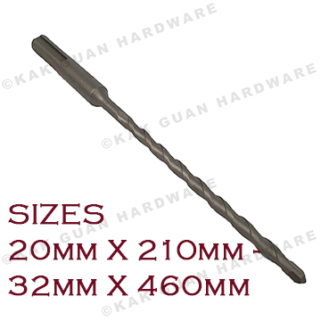 FANGDAWANG SDS PLUS DRILL BIT (SIZE 20MM X 210MM - 32MM X 460MM)