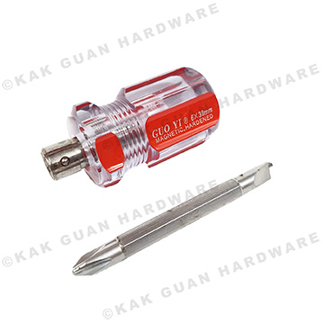 GUO YI 6 X 38MM MINI 2 WAY SCREWDRIVER (+,-)