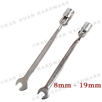 SINGLE FLEXIBLE SPANNER (SIZE 8MM - 19MM)