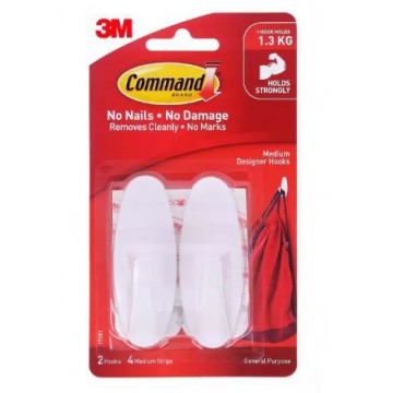 3M COMMAND 17081 GENERAL PURPOSE MEDIUM DESIGNER HOOKS