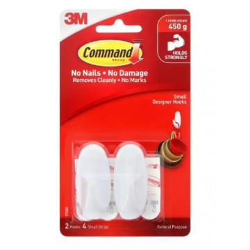 3M COMMAND 17082 GENERAL PURPOSE SMALL DESIGNER HOOKS