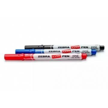 ZEBRA MARKER NAME PEN (BLACK, BLUE, RED)