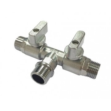 SHOWY 5136-200 1/2”M X 1/2”M X 1/2”M ”T” BALL VALVE