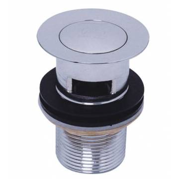 SHOWY 8047-300 1-1/4” C.P BRASS BASIN POP-UP WASTE+OVERFLOW HOLE
