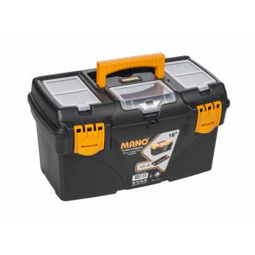 MANO C.OR-18 18" BLACK TOOL BOX WITH ORGANIZER